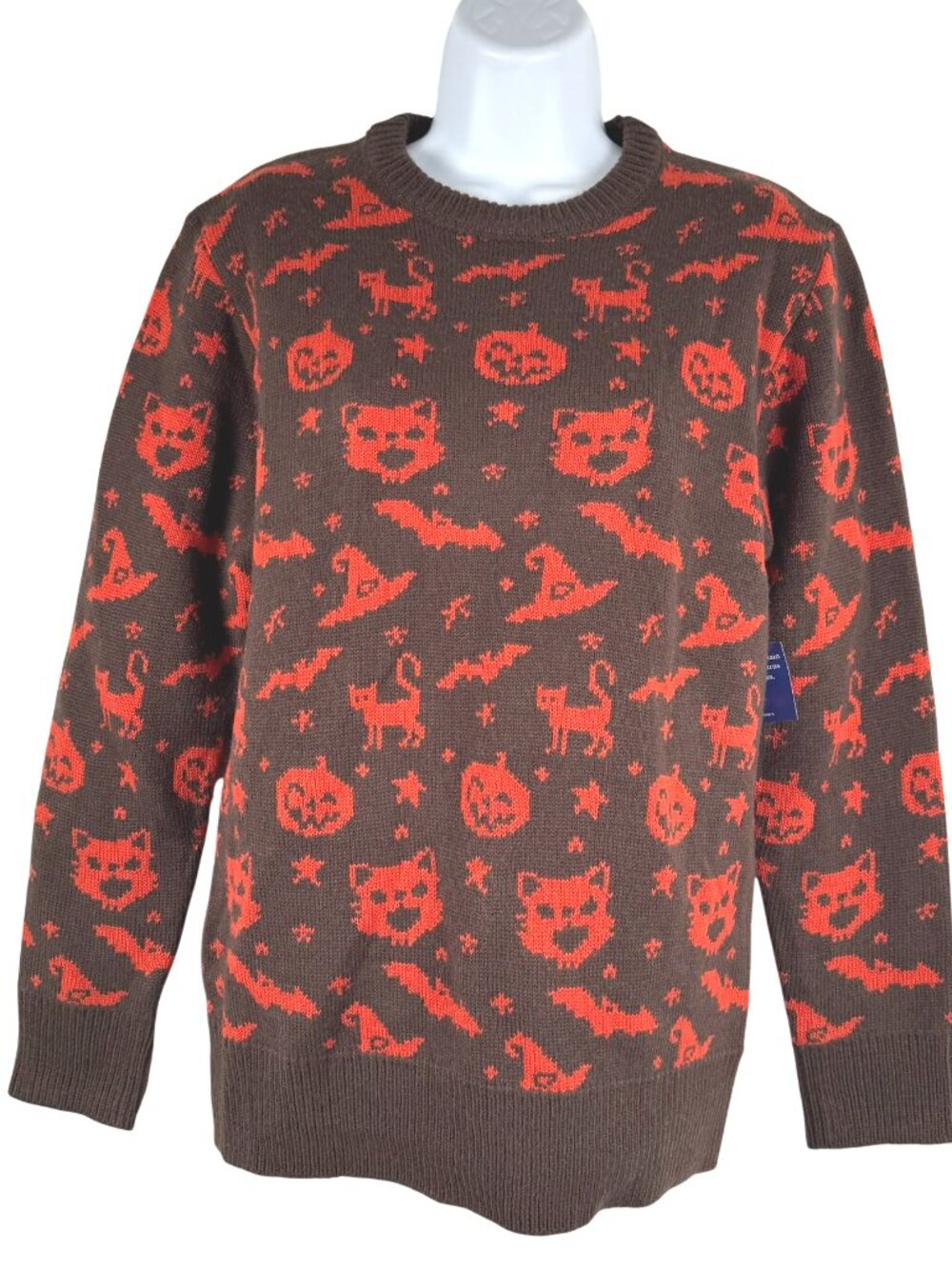 Kiel James Patrick Hocus Pocus Sweater Womens XS Wool Blend Halloween FS-1548